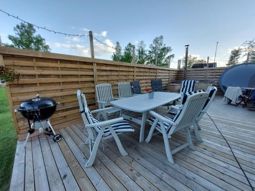 balkong/terrass, Rumskulla guesthouse in Vimmerby