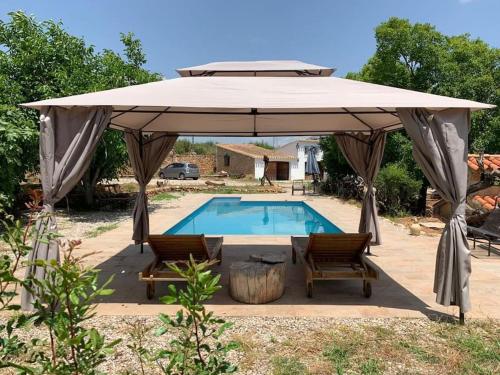 景觀, Mas de Paco, Chimenea, barbacoa y piscina in 巴爾達爾巴