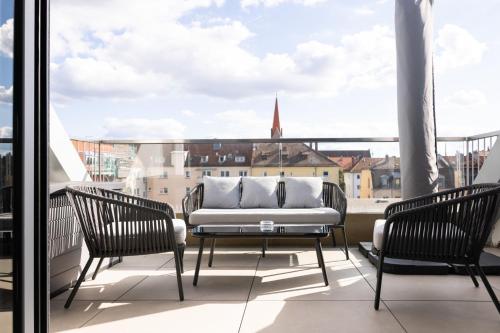 balcon/terasă, Eco Smart Apartments Premium City in Centru oraș Nurnberg