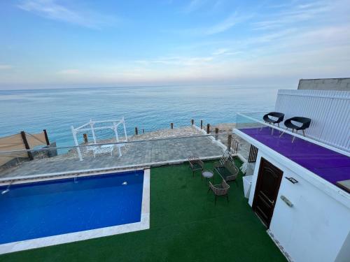 Balcony/terrace, Wadi Shab Beach Villa in Ras Al Hadd