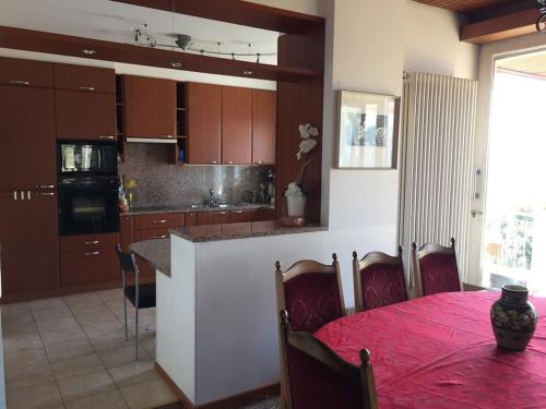 kuhinja, Il Bell'Ovile, bellissima villa nel verde, con privacy garantita in Novaggio