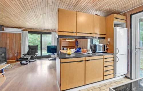 keittiö, Holiday Home Østkrogen Blavand X in Oksby