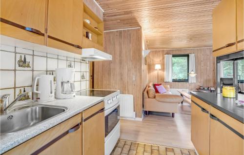 keittiö, Holiday Home Østkrogen Blavand X in Oksby