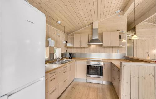 Kitchen, Holiday Home Hurup Thy With A Fireplace 06 in Hurup