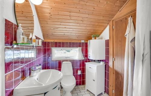 Bathroom, Holiday Home Grarisvej Thisted Vi in Norre Vorupor
