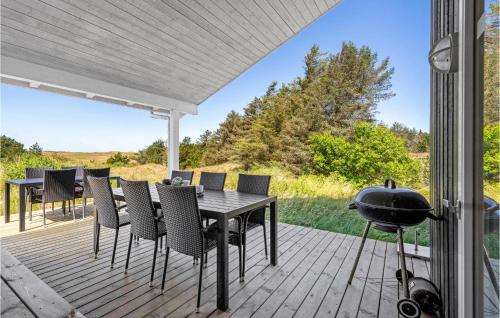Balcony/terrace, Awesome Home In Blokhus With Wifi in Blokhus