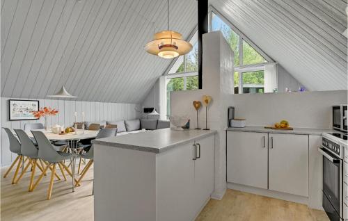 Kitchen, Holiday Home Kaprifolievej Ebeltoft Denm in Vibaek Strand
