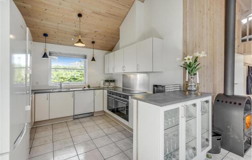 Kitchen, Gorgeous Home In Idestrup With Sauna in Idestrup