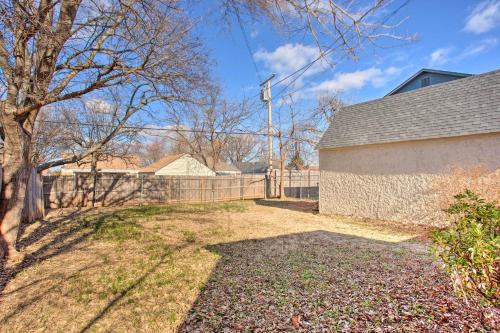 Pet-Friendly OKC Home with Yard about 5 Mi to Dtwn!