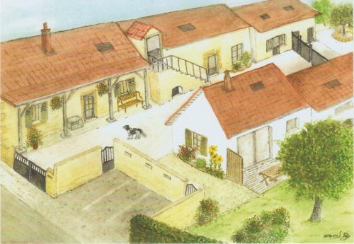 A szálláshely kívülről, Le Vallon de Paray in Paray-le-Monial