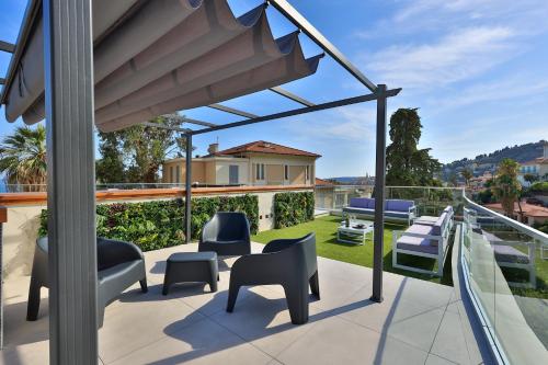 Balcony/terrace, Le Vallaya Suites & Spa in Menton