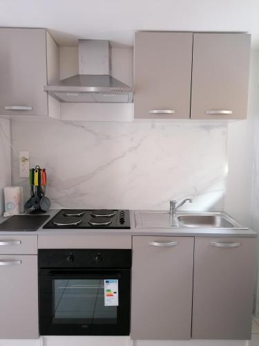 virtuve, Chambres d'hotes chez Loulou et Caramel in Magstatt-le-Bas
