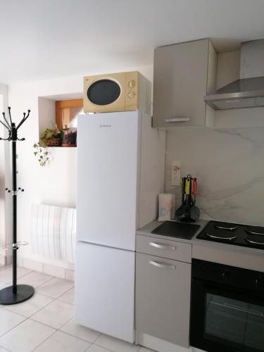 virtuve, Chambres d'hotes chez Loulou et Caramel in Magstatt-le-Bas