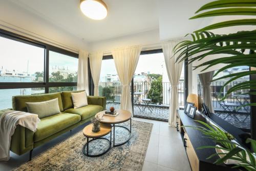 Stylish 2BR Apt w Balcony 5 min From Tel Aviv Port by Sea N' Rent