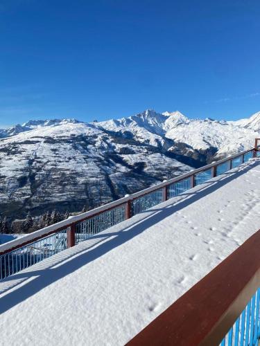 Duplex les Arcs 1800 - Pierra Menta - Vue Imprenable avec Terrasse et Balcon - 9 Personnes - Location saisonnière - Bourg-Saint-Maurice