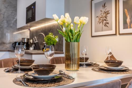 ห้องครัว, Ambria Apartments Sun Towers in สไวนูจซี