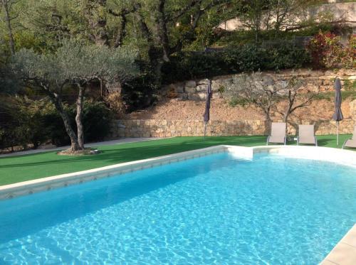 Au mas du lac piscine privée gîte à louer Bauduen