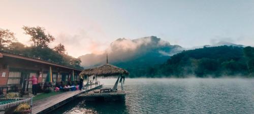 Ou river house in Nong Khiaw