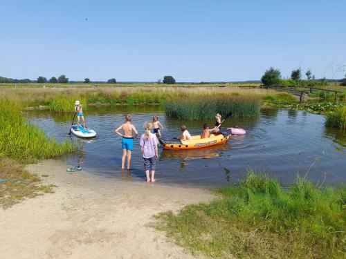 Doppelbettzimmer auf Bauernhof in Naturalleinlage - Dosse
