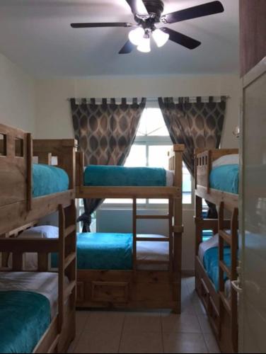 3 bunk beds