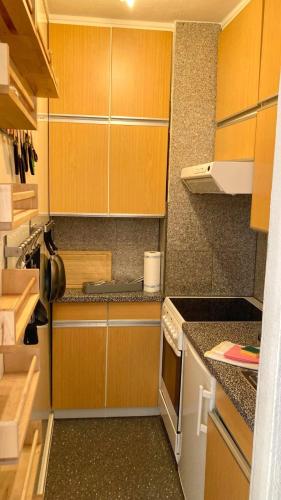 廚房, Apartment Kaltenbrunn Serviced Apt mit Seeblick am Tegernsee Business & Long Stay only in 特格爾恩湖畔格蒙德