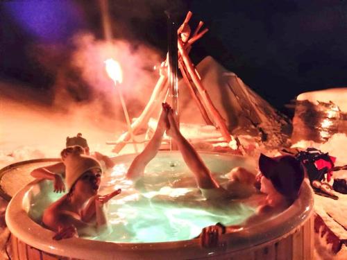 Domki Eden z Balią i sauną (Domki Eden z Balia i sauna) in Sikorzina