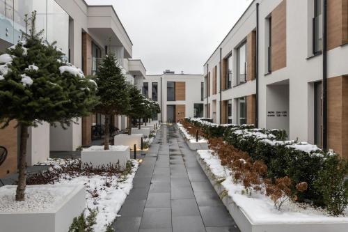酒店外观, Apartamenty Olimpijska nad jeziorem Ukiel in 奥尔士廷