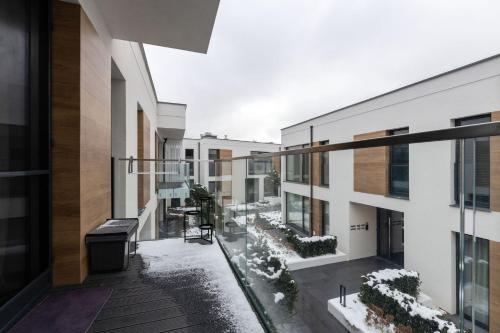 阳台/露台, Apartamenty Olimpijska nad jeziorem Ukiel in 奥尔士廷