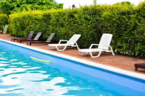 泳池, Palmas Park Hotel y Restaurant in 奧比里加兔