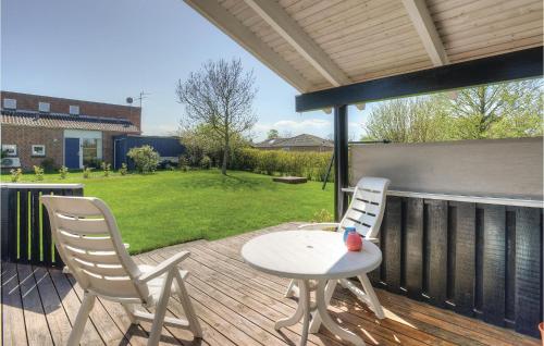 Balcony/terrace, Lovely Home In Hadsund With Sauna in Hadsund