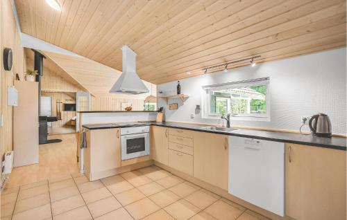 Kitchen, Holiday Home Bæverstien Iii in Idestrup