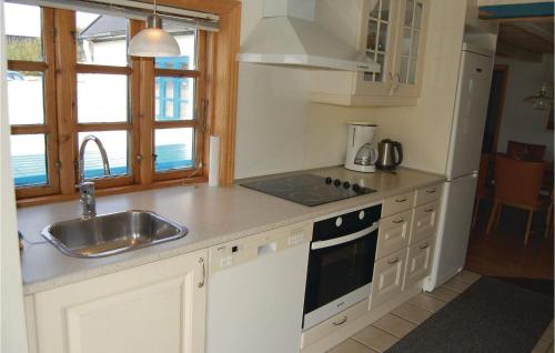Kitchen, Holiday Home Grønkærvej in Norre Vorupor