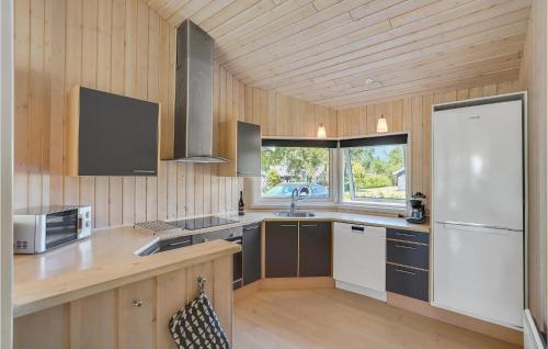 Kitchen, Holiday Home Kaninstien Væggerløse in Idestrup