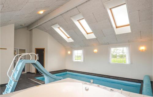 Pool, Awesome Home In Idestrup With Sauna, Wifi And Indoor Swimming Pool in Idestrup
