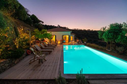 Pohled zvenku, Avgi Villa in Loutraki Skopelos