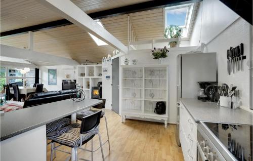 مطبخ, Holiday Home Svanevænget Hemmet Ii in Hemmet