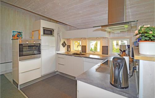Kitchen, Holiday Home Sølvgranvej Denm in Vaeggerlose
