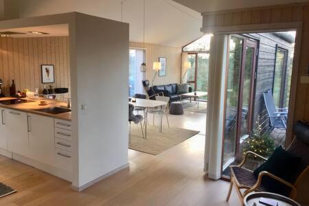 Kitchen, Luxury 109m2 cottage DunesNorthSea LøkkenBlokhus Denmark in Hvorup Klit