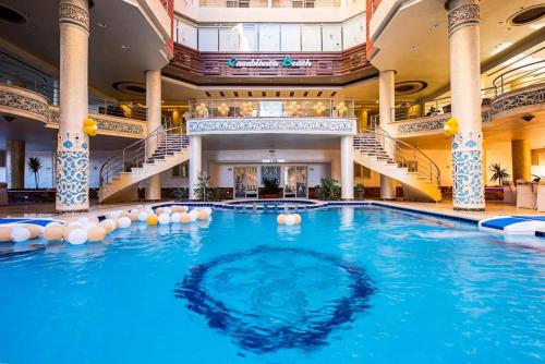 Casablanca beach resort, first line, with private beach and swimming pools,hurghada 2