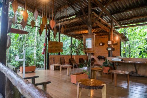 Terrazzo/balcone, Jamu Lodge in the Cuyabeno Wildlife Reserve in Cuyabeno