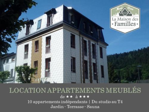 La Maison des Familles 10 appartements Le Mont Dore