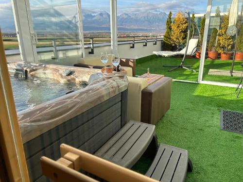 Tatra billetee apartmán s luxusným výhľadom na VysokéTatry a súkromným wellness