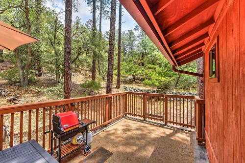 Prescott Cabin with Beautiful Forest Views and Deck! - main image