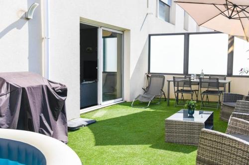 Le Capé-Grand appartement avec terrasse et jacuzzi - Location saisonnière - Marseille