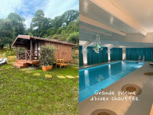 7eme ciel - Tiny House avec Grande Piscine intérieure chauffée toute l'année - Location, gîte - Marais-Vernier