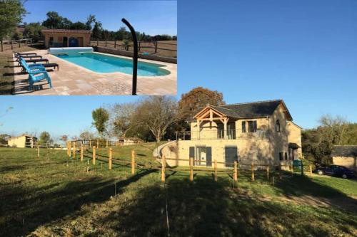 Country house with swimming pool Le Moulinas - Location saisonnière - Le Bas-Ségala