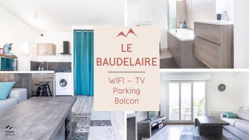 Le Baudelaire - Cosy Studio et Parking à Grenoble