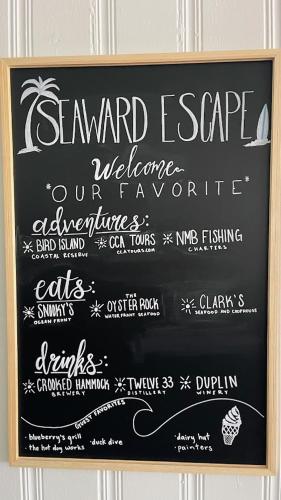 Seaward Escape - Cherry Grove Beach detail