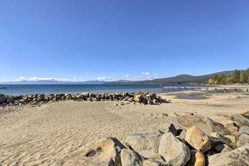 Beachfront Tahoe Vista Condo with Fireplace!