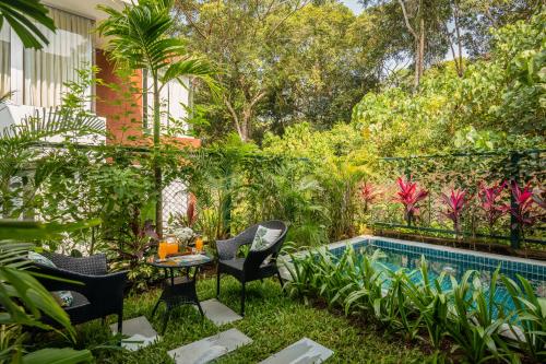 View, VianaarEscapes-LaAvilaCosy2bhkvillaPool Siolim. in Mapusa